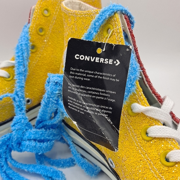 NEW Mens Converse Chuck Taylor All-Star 70 Hi JW Anderson Glitter Sneaker Shoes - Picture 3 of 7